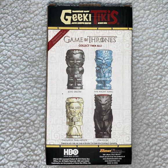 SOLD Jon Snow Game of Thrones Geeki Tiki Ceramic Mug - Picture 5 of 6